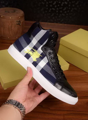 Burberry High-Top Fashion Men Shoes--034